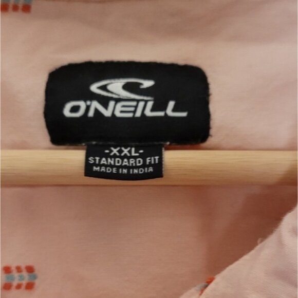 O'Neill Quiver Stretch Dobby Standard Fit Shirt Dusty Pink, XXL - Picture 3 of 4